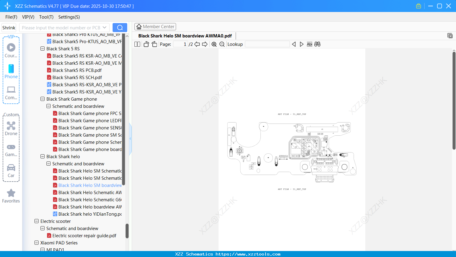 Xiaomi Black Shark Helo SM Boardview AWMA0